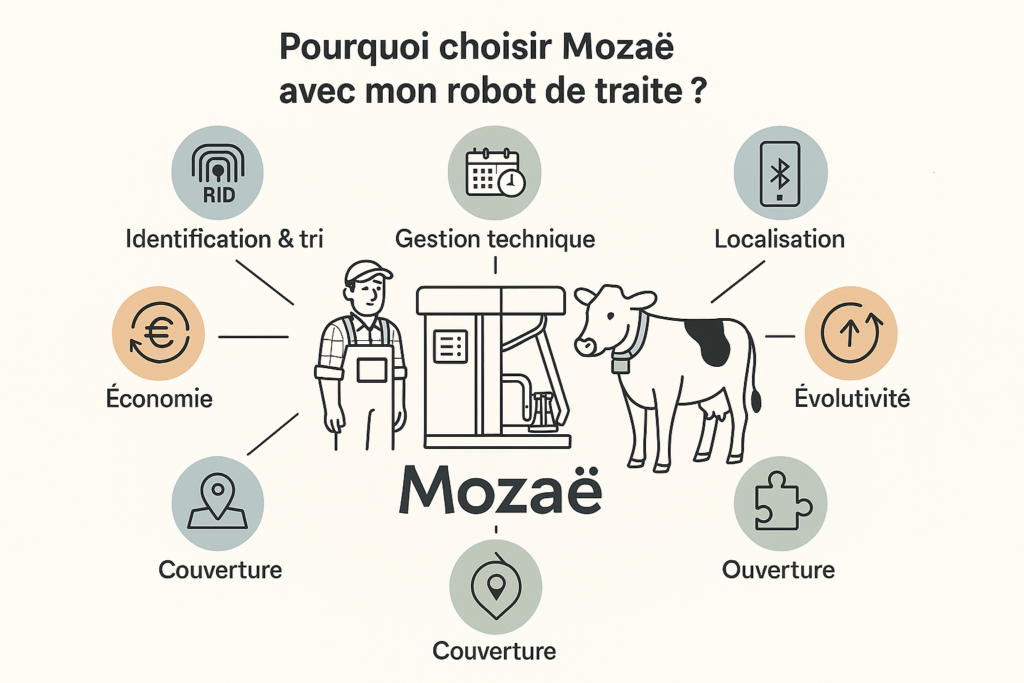 robot de traite et mozaê